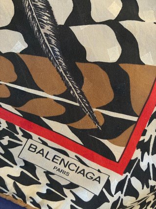 Foulard Balenciaga Seta Vintage Multicolor