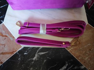 Bolso Clutch Magenta Nuevo con Correa