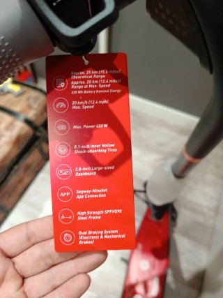 Patinete Eléctrico Ninebot Kick Scooter negro