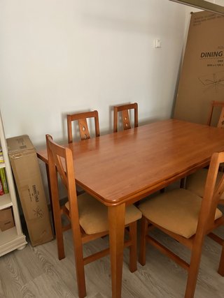 Mesa comedor madera maciza