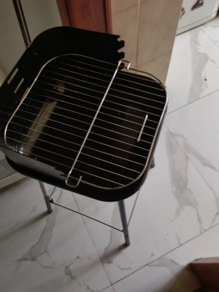 Barbacoa portátil negra
