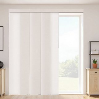 Persianas de panel, riel extensible de 116 cm a 21