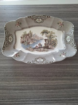 Bandeja Cartuja Atenea Rectangular Grande 28,5x40