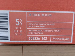 Nike T90 Vintage Botas Fútbol Nike Jr Total 90 III