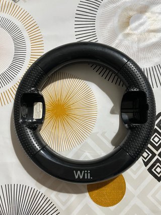 Volante nero Wii+controller wii Motion Plus inside