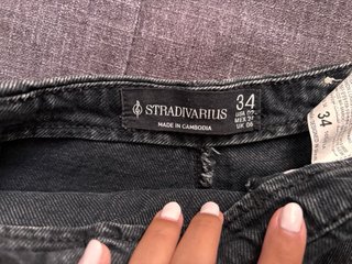 Falda pantalón Stradivarius gris