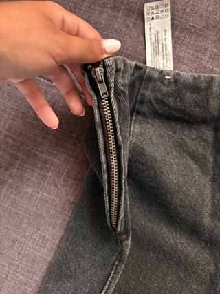 Falda pantalón Stradivarius gris