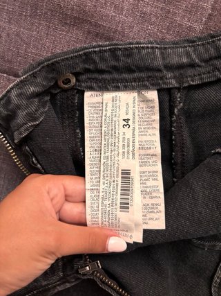 Falda pantalón Stradivarius gris