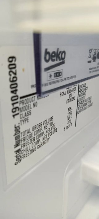 NEVERA COMBI BEKO NO FROST ENERGÍA A+