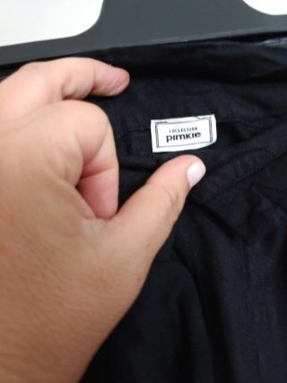 Pantalón corto Pinkie negro talla M (equivale a S)