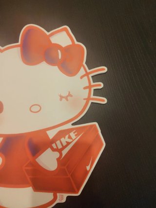 Cartel Hello Kitty x Nike