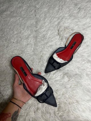 Sandalias Carolina Herrera Destalonados planos