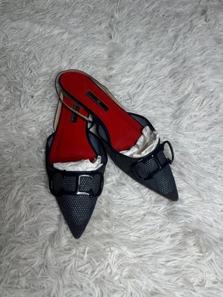 Sandalias Carolina Herrera Destalonados planos