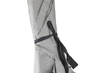 Sombrilla, Parasol Aluminio 240cm Gris UV50
