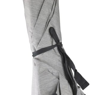 Sombrilla, Parasol Aluminio 240cm Gris UV50