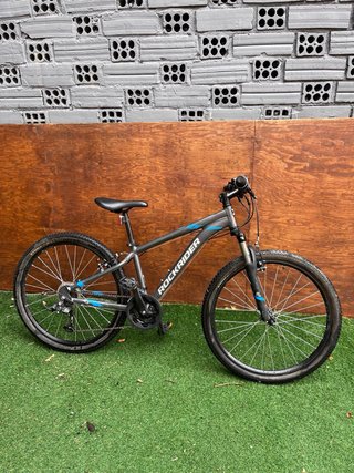 Bicicleta Rockrider Gris