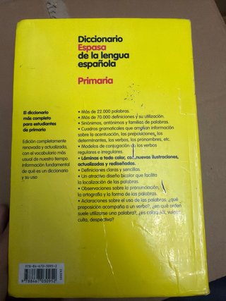 Diccionario Lengua Española para Primaria