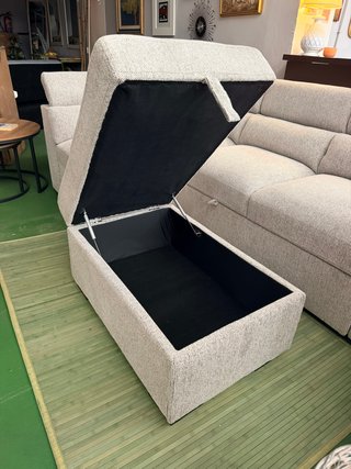 Sofá Cama Beige Tela - Envio Gratis