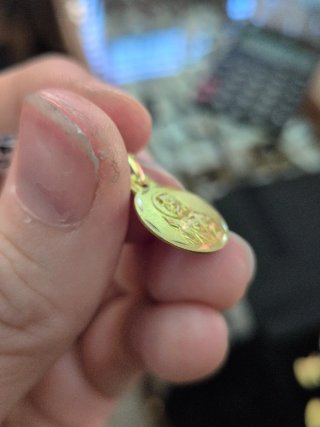 Medalla Corazón de Jesús Oro 18k pequeño
