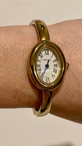Reloj Cartier Baingnore Oro