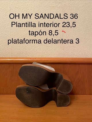 OH MY SANDALS - Sandalias tacón 36