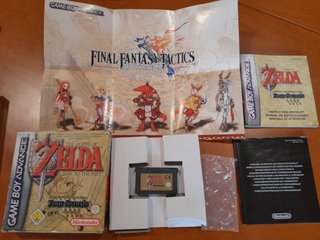 Zelda A Link to the Past GBA con scatola e manuale