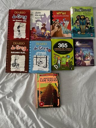 LOTE DE LIBROS JUVENILES Y CÓMICS - 5€/unidad