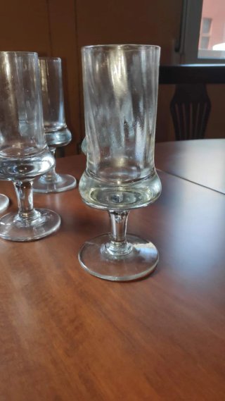 Copas de cristal antiguas