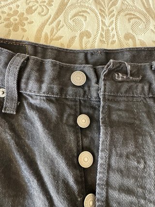 Levi's 501 Original Shorts Negros Talla 30 (hombre