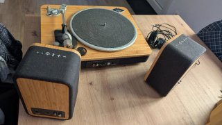Giradischi Marley in Legno e Nero