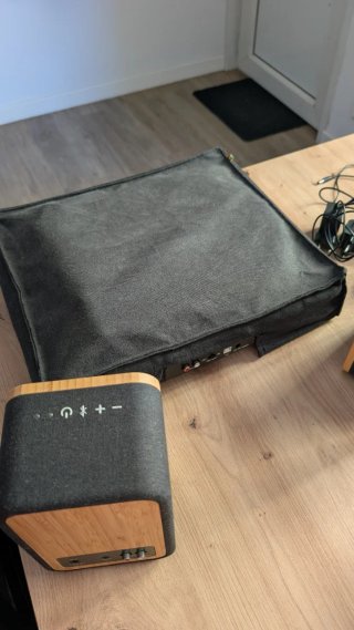Giradischi Marley in Legno e Nero