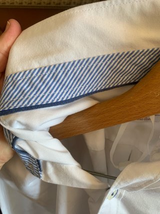 Camisa Blanca Algodón Orgánico T L
