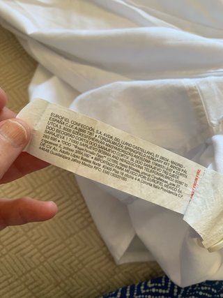Camisa Blanca Algodón Orgánico T L