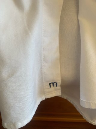 Camisa Blanca Algodón Orgánico T L