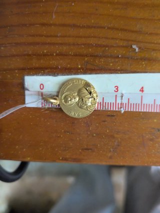 Medalla San Judas Tadeo Oro 18k Macizo