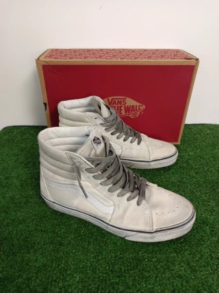 Zapatillas Vans SK8-Hi Blancas y Grises