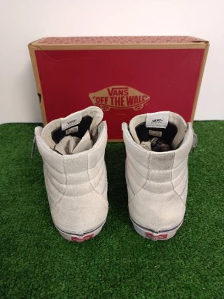 Zapatillas Vans SK8-Hi Blancas y Grises