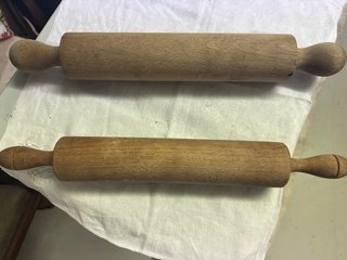 Set 2 Rodillos de Madera para Cocina
