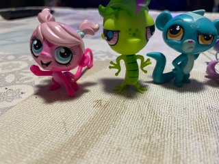 Lote 4 Figuras Little pet shop