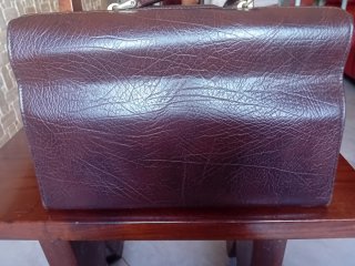 Borsa lavoro pelle marrone