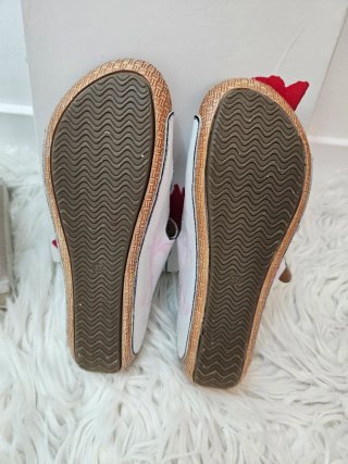 Sandalias Laura Vita Blancas y Rosas