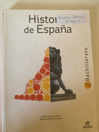 Historia de España 2o Bachillerato