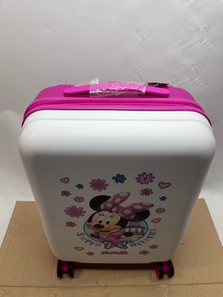 Maleta Infantil Disney Mickey Blanco y Rosa