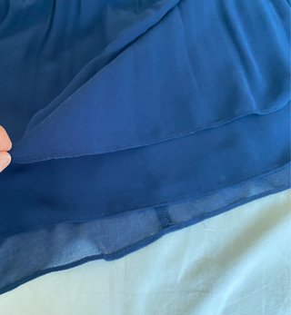 Blusa Zara gasa plisada talla S