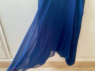 Blusa Zara gasa plisada talla S