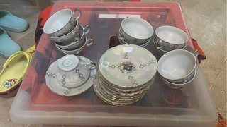 Juego de té porcelana francesa