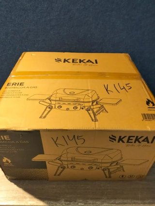 Barbacoa de gas portátil y carro plegable KEKAI