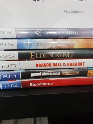 Consola PS5 Estándar + Juegos + Mando