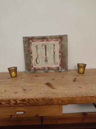 Percha cubiertos