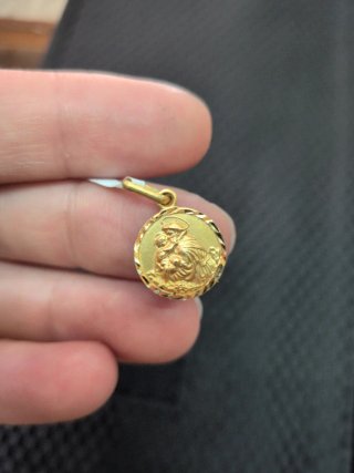 Medalla San Antonio de Padua Oro 18k